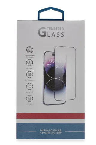 Santa Barbara Polo Racquet Club iPhone 16 Pro Max 3D Premium Cam Ekran Koruyucu