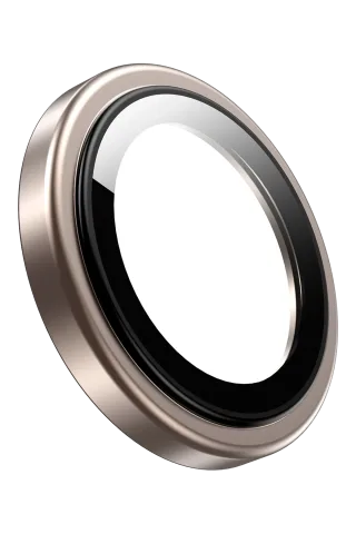 Keephone iPhone 16 Pro Max Silikon Metal Kamera Lens Koruyucu