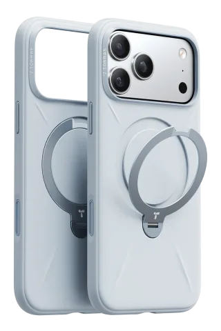 Torras Apple iPhone 17 Pro Max O Stand Spin Silicone Serisi Magsafe Kılıf