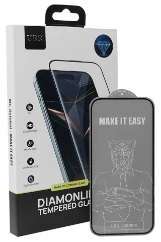 URR iPhone 17 Air Diamonlike Corning Glass 3X Shatterproof Sapphire Cam Ekran Koruyucu