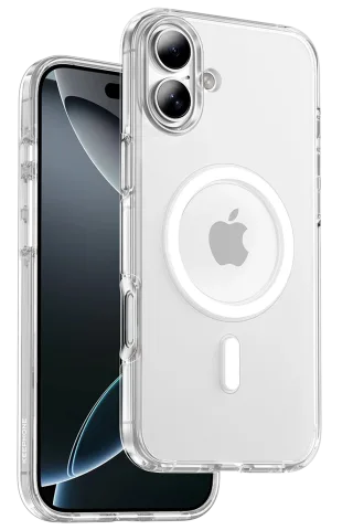 Keephone iPhone 16 Non Yellow Şeffaf Magsafe Kılıf