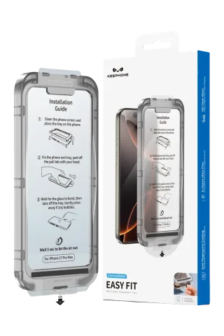 Keephone Apple iPhone 17 Pro Max EasyFit HD Cam Ekran Koruyucu