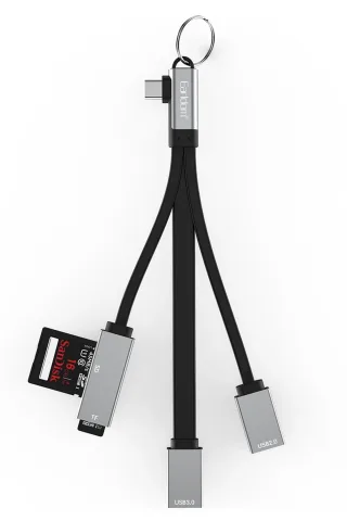 Earldom HUB18C 4in1 Type-C to USB 3.0 / USB 2.0 / SD/TF Kart Dönüştürücü