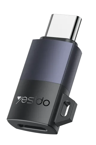 Yesido GS28 Type-C to Lightning 480 Mbps Data ve 60W Hızlı Şarj Destekli OTG Dönüştürücü