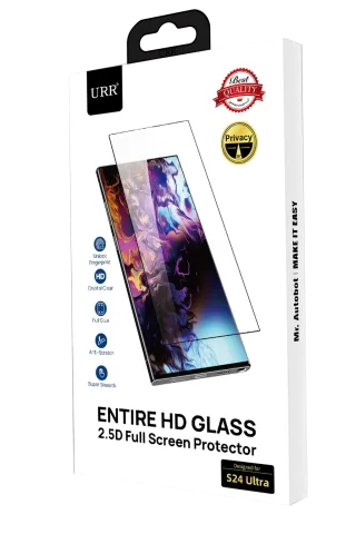 URR Samsung Galaxy S24 FE 2.5D Entire HD Cam Ekran Koruyucu