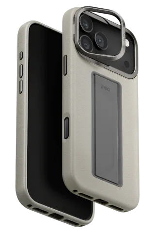 Uniq Apple iPhone 17 Pro Max Heldro Pro Magsafe Standlı Deri Kapak