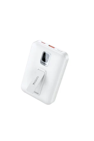 Yesido YP45 10.000 mAh 20W Dijital Göstergeli 15W Kablosuz Şarjlı Standlı Magsafe PD Hızlı Şarj Powerbank