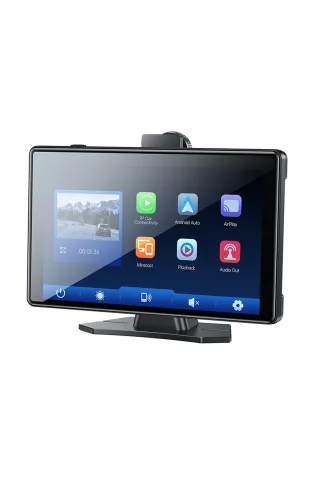 Yesido KM18 9inç BT 5.2 Wifi FM Aux AirPlay ve Android Auto Destekli Ekstra Ön ve Arka Kameralı CarPlay