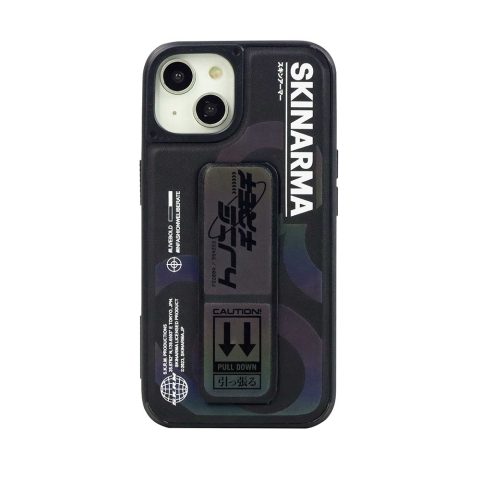 Apple iPhone 13 Kılıf Skinarma Standlı Deri Görünümlü Bango Kapak