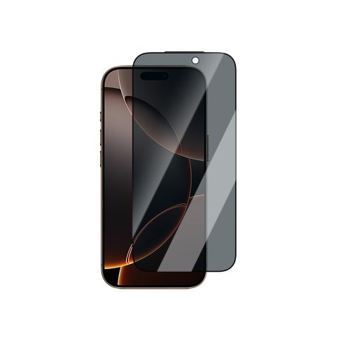 Apple iPhone 14 CaseWorld Applicator Serisi 2.5D Eyesafe Mavi Işık Teknolojili 0.33mm Privacy Temperli Cam Ekran Koruyucu + Uygulama Aparatı