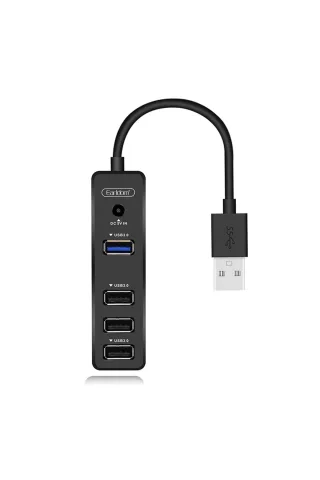Earldom HUB07 Tak Çalıştır 3 Adet Usb 2.0 ve 1 Adet Usb 3.0 Çıkışlı Usb Çoklayıcı