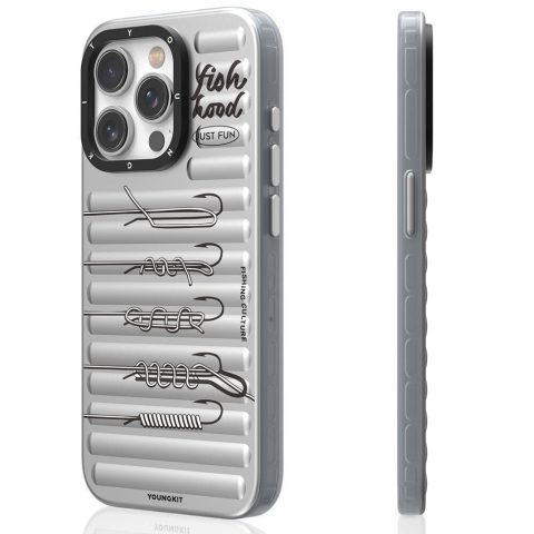 Apple iPhone 14 Pro Kılıf M-safe Şarj Özellikli Youngkit Fishing Serisi Kapak
