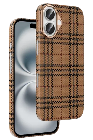 Keephone iPhone 16 Scots Kevlar Magsafe Kılıf