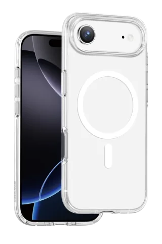 Keephone Apple iPhone 17 Air Non Yellow Şeffaf Magsafe Kılıf