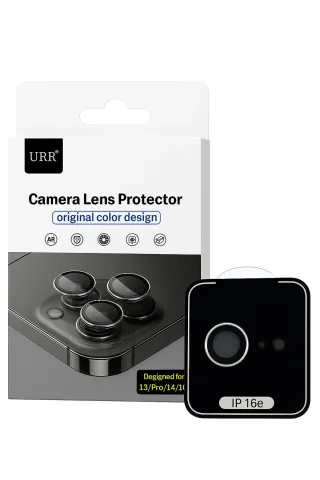 URR iPhone 16E Origin 20in1 Metal Kamera Lens Koruyucu