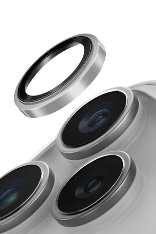 Uniq iPhone 17 Pro Max Optix Çelik Çerçeveli Sapphire Kamera Lens Koruyucu