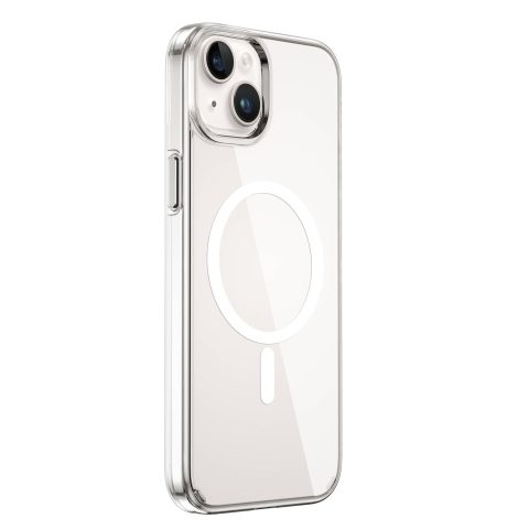 Apple iPhone 15 Plus Kılıf Wiwu FYY-014 M-safe Şarj Özellikli Şeffaf Kapak