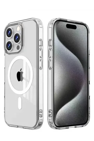 Yesido iPhone 16 Pro Max PC03 Ace Şeffaf Magsafe Kapak