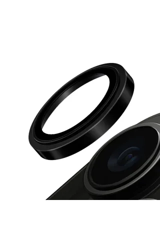 Uniq iPhone 15 Pro Max Optix Çelik Çerçeveli Sapphire Kamera Lens Koruyucu
