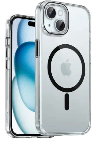 Keephone iPhone 15 Aurora Şeffaf Magsafe Kılıf