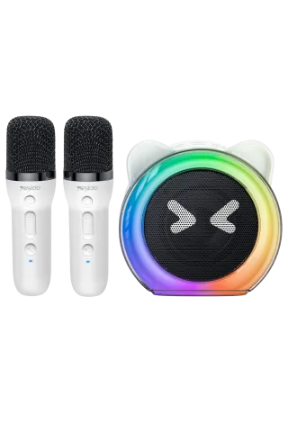 Yesido YSW36 2 Adet Karaoke Mikrofonlu BT 5.3 RGB Kablosuz Hoparlör