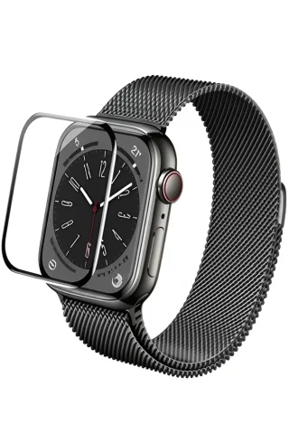 URR Apple Watch 46mm 2in1 PMMA Nano Ekran Koruyucu