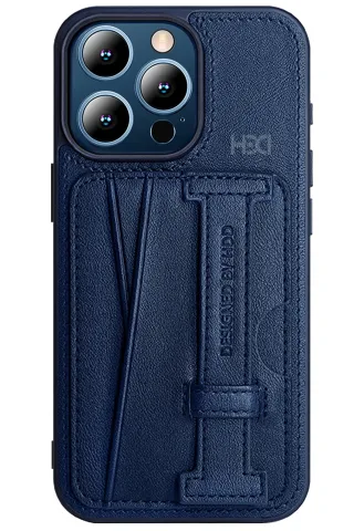 HDD iPhone 15 Pro Kılıf HD Deri Kartvizitli Kapak