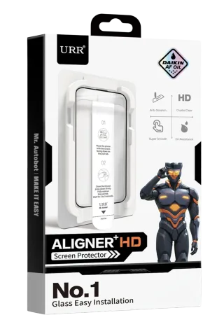 URR Apple iPhone 15 Pro Max Aligner+ HD Cam Ekran Koruyucu