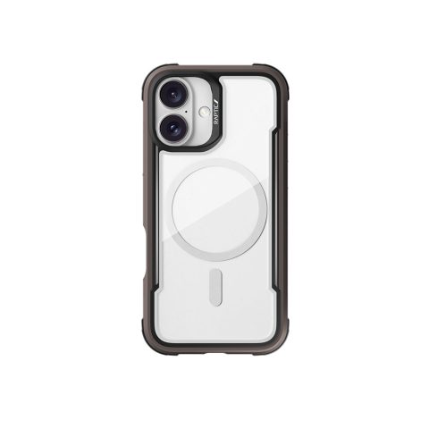 Apple iPhone 16 Kılıf M-safe Şarj Özellikli Airbagli Raptic Shield Serisi Şeffaf Arka Yüzey Kapak