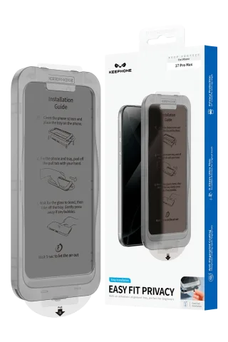 Keephone Apple iPhone 17 EasyFit Hayalet Cam Ekran Koruyucu