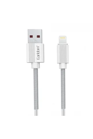 Earldom EC-137L 1M 3A Kırılmaya Dayanıklı Lightning Hızlı Şarj Kablosu