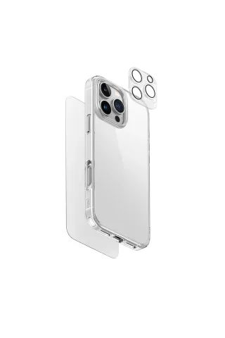 Uniq iPhone 16 Pro Clearvue 3in1 Set Kapak
