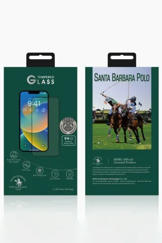 Santa Barbara Polo Racquet Club iPhone 15 Pro Max 3D Premium Cam Ekran Koruyucu