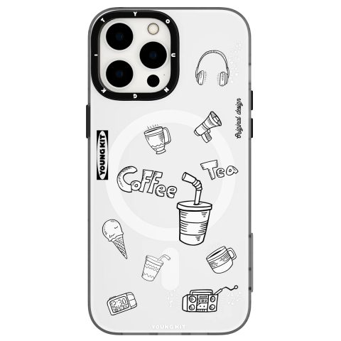 Apple iPhone 14 Pro Kılıf M-safe Şarj Özellikli Desenli Youngkit Plaything Serisi Kapak