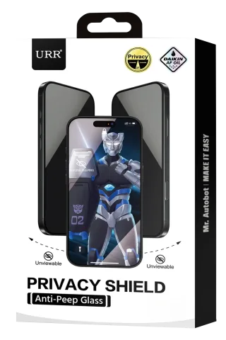 URR Apple iPhone 17 Pro Max 2.5D HD 20º Privacy Cam Ekran Koruyucu