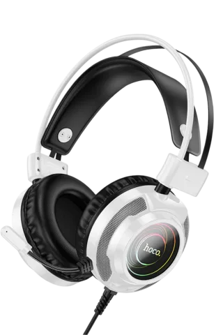 Hoco. W110 RGB Aydınlatmalı 2M Kablolu Kafaüstü Gaming Kulaklık