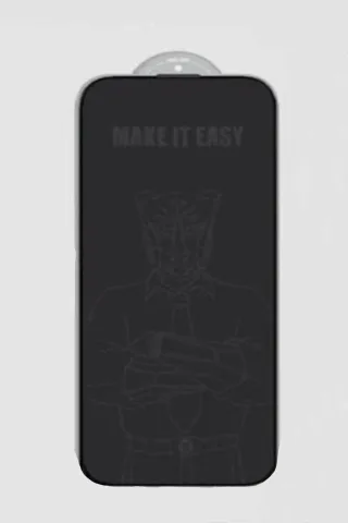 URR iPhone 15 Fan Series HD Privacy Antistatik Cam Ekran Koruyucu 10 Adet